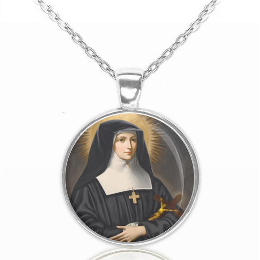 St Jane Frances de Chantal Catholic Necklace