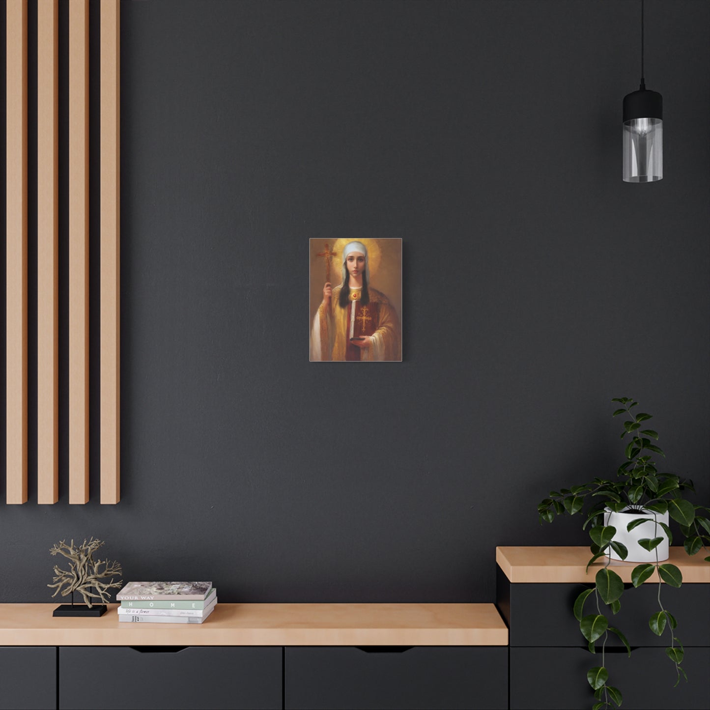 Ready to Hang - St. Nina of Georgia Religious Canvas Wall Art, Christian Decor
