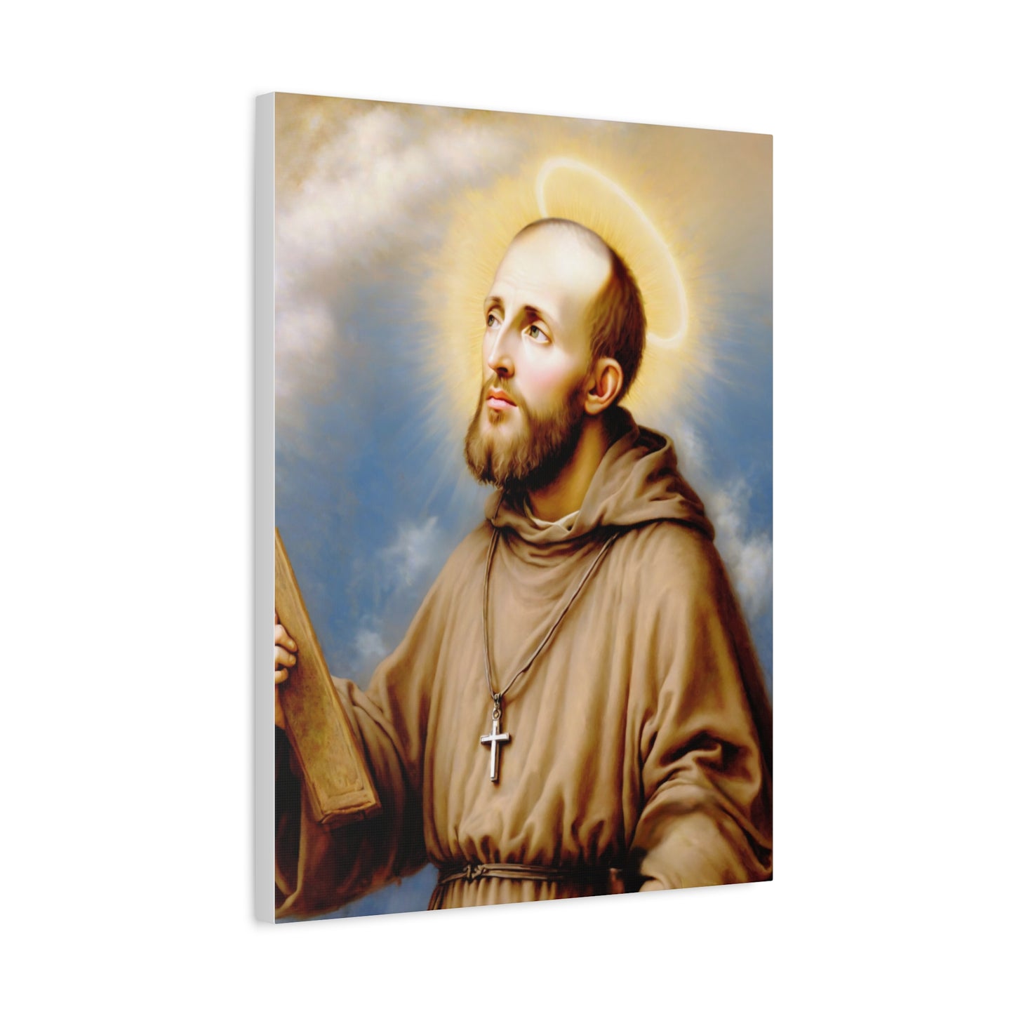 St. Francis de Sales Catholic Canvas Wall Art, Christian Decor