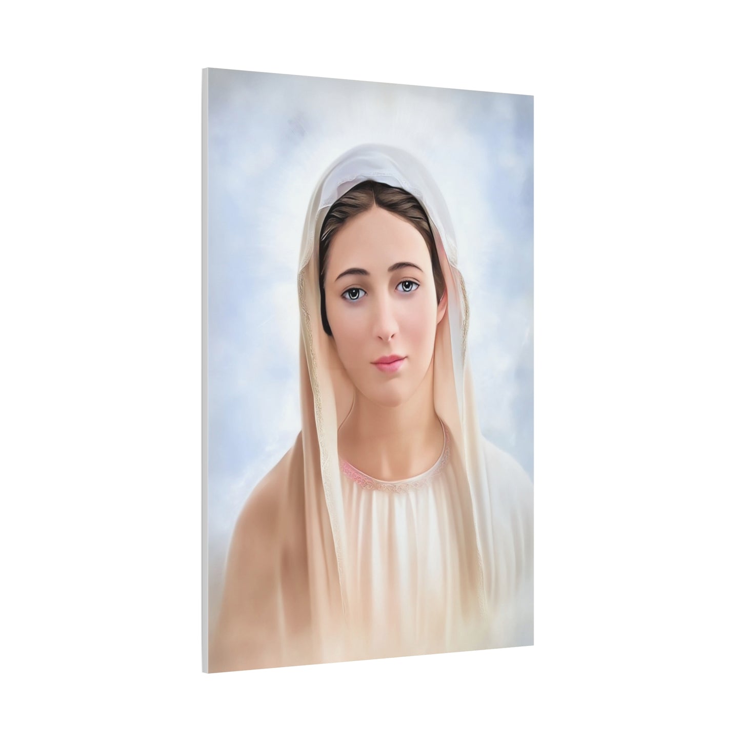 Our Lady Mary Medjugorje Catholic Canvas Wall Art, Christian Decor