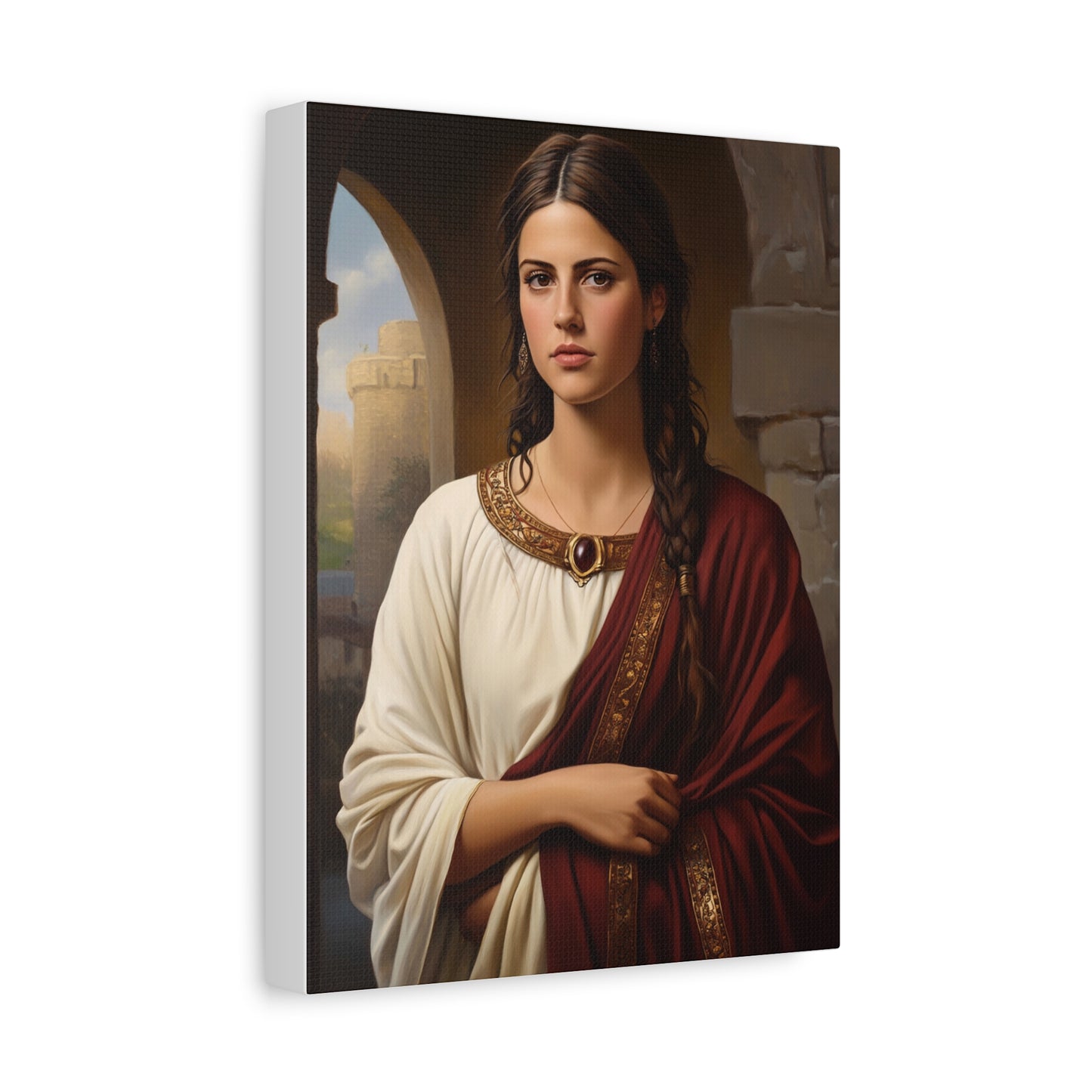 Ready To Hang - St. Quiteria Catholic Canvas Wall Art, Christian Decor