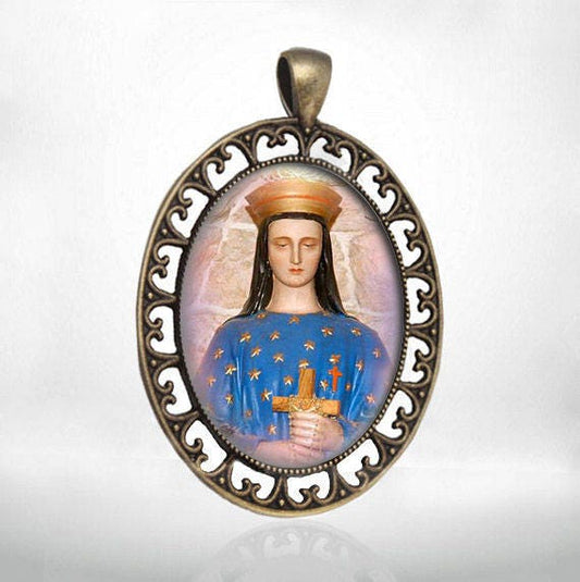 Our Lady Bechwat Bechuat Virgin Mary Bechouat Catholic Medal Pendant Jewelry