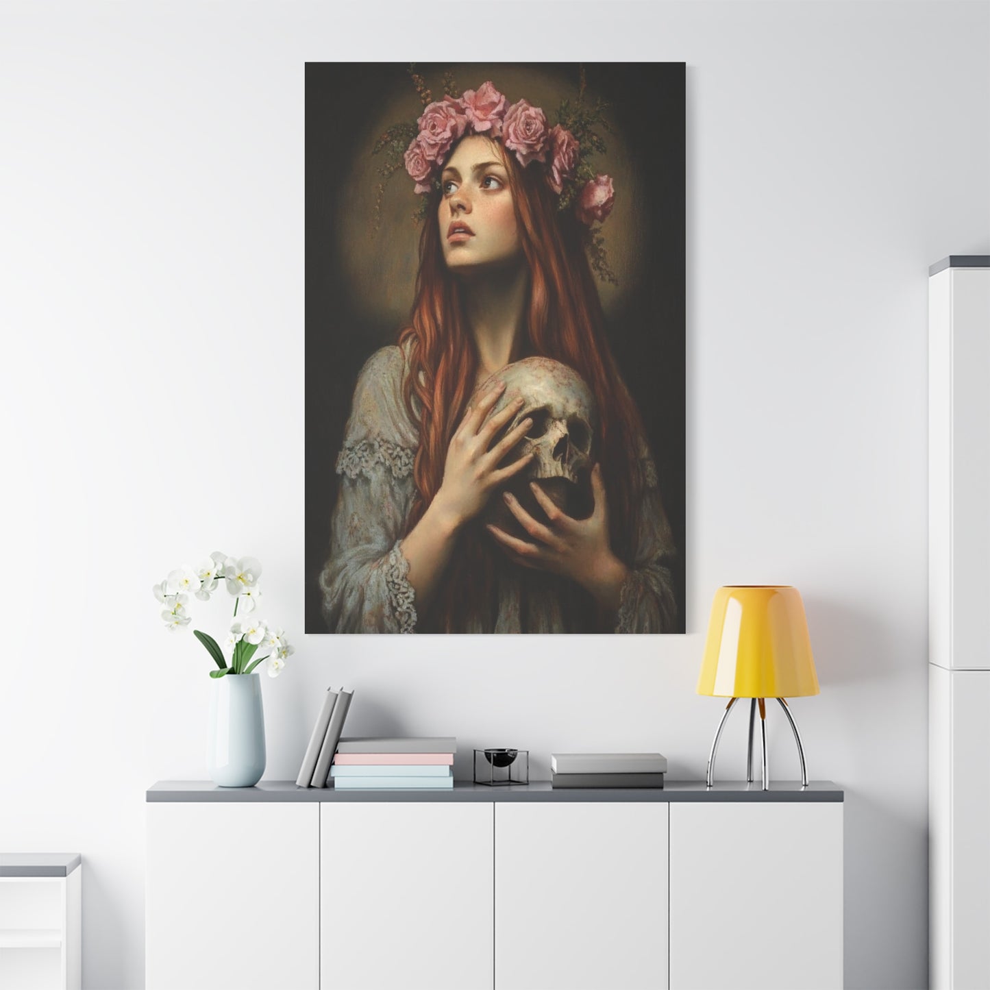 Ready To Hang - St. Rosalia la Santuzza Catholic Canvas Wall Art, Christian Decor