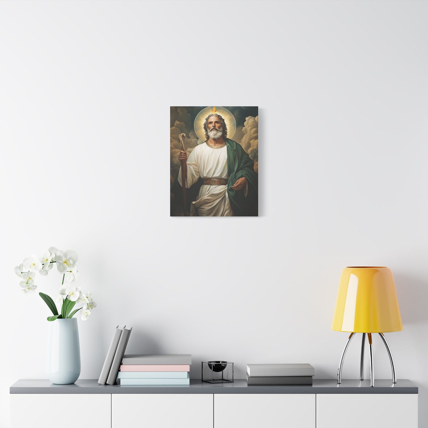 St. Jude Thaddeus Catholic Canvas Wall Art, Christian Decor