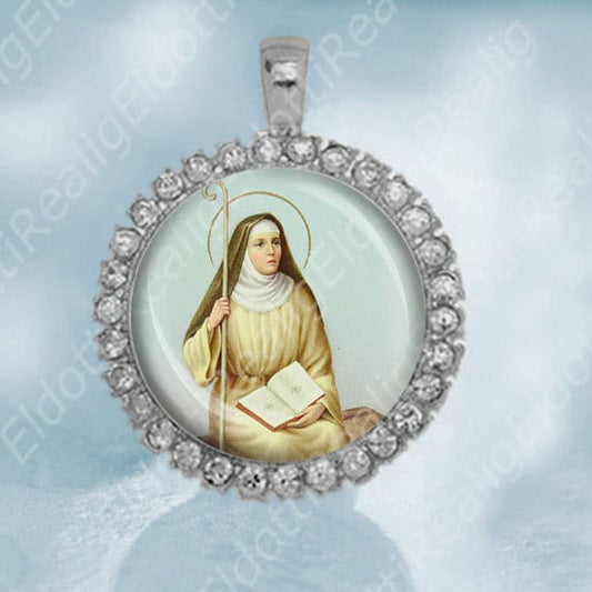 St Monica Christian Catholic Medal Religious Pendant
