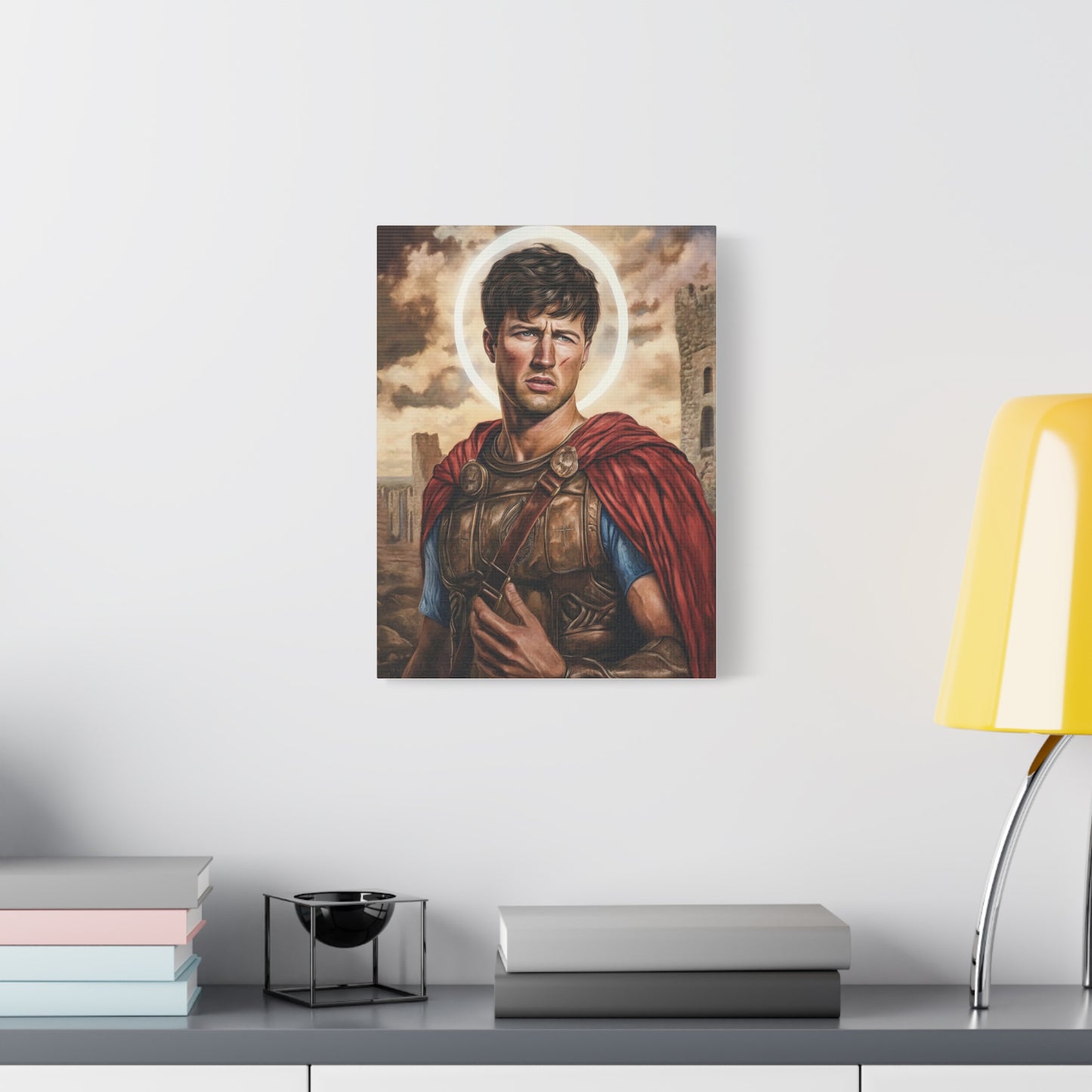 St. Expedite Catholic Canvas Wall Art, Christian Decor