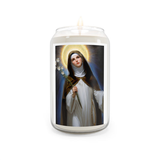 Blessed Diana Andalo of Bologna Spiritual Serenity Scented Candle, 13.75oz | Relaxation Gift, Home Decor, Calm Atmosphere, Religious Decor
