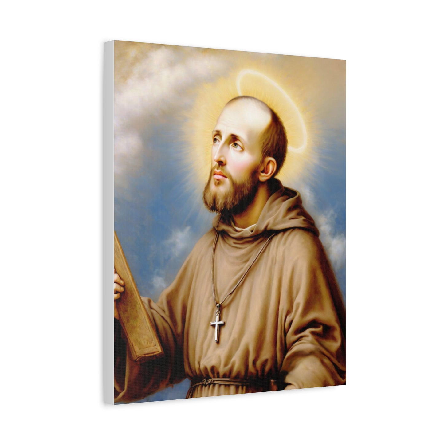 St. Francis de Sales Catholic Canvas Wall Art, Christian Decor