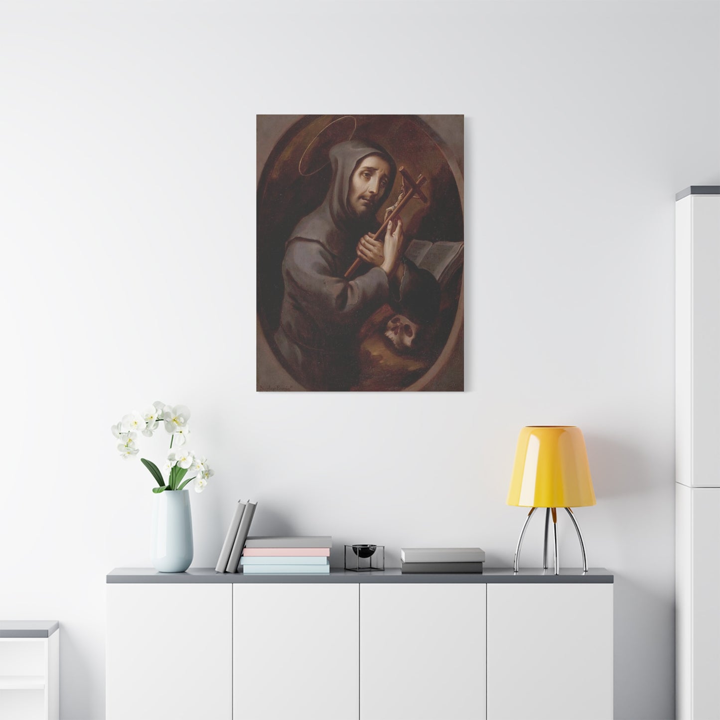 St Francis Catholic HQ Print on Canvas Ready To Hang - Virgin Mary Canvas