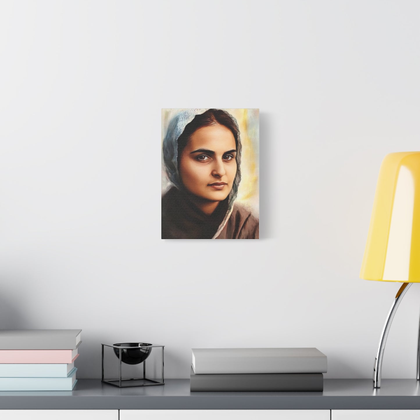 St. Bernadette Soubirous of Lourdes Canvas Print, Catholic Decor Wall, Gift Religious Christian