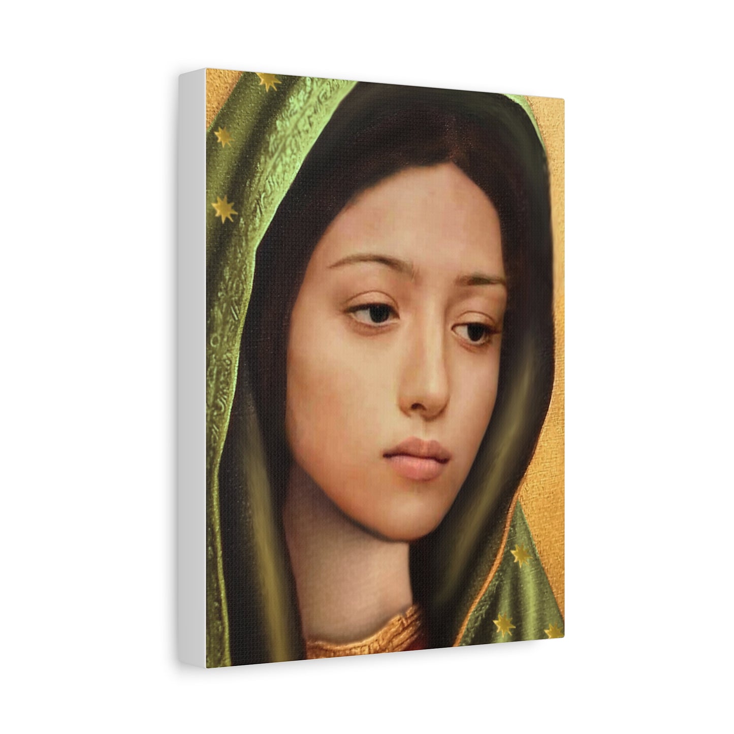 Our Lady of Guadalupe Mary Catholic Canvas Wall Art, Christian Decor