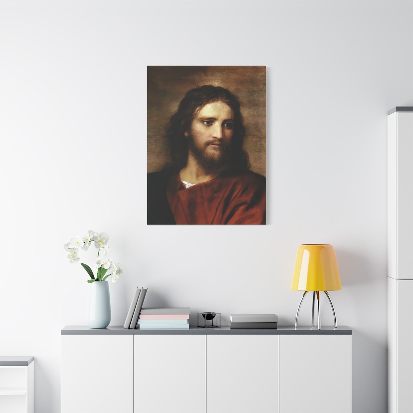 Ready to Hang - Christ at Thirty Three - Hofmann - Catholic Canvas Wall Art, Christian Decor