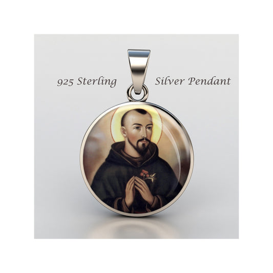 Saint Peter Of Saint Joseph De Betancur Catholic sterling silver 925 Medal image 0