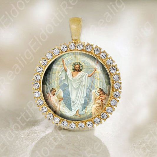 Jesus Christ Lord and Savior Medal Catholic Religious Jewelry