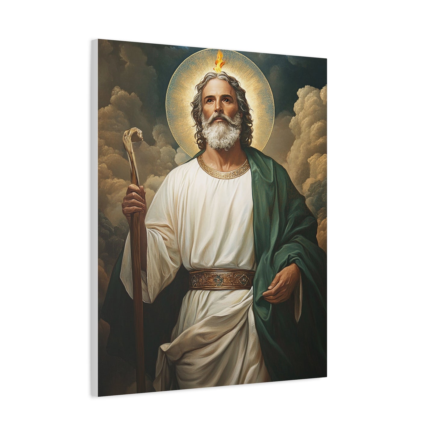 St. Jude Thaddeus Catholic Canvas Wall Art, Christian Decor