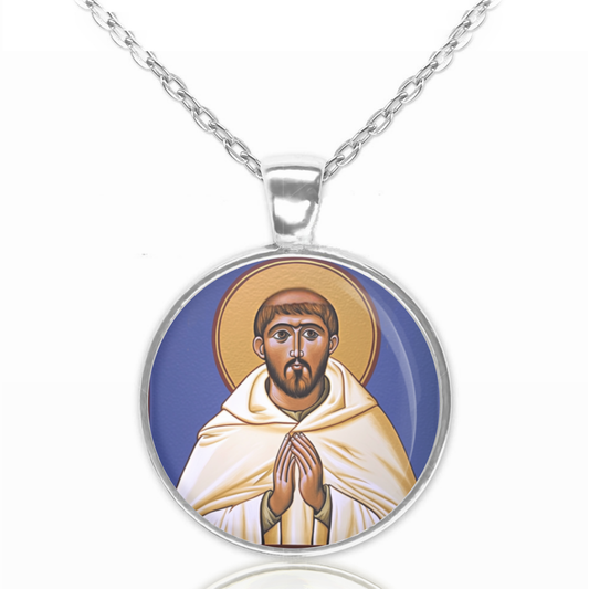 St. William Necklace Catholic Saint Pendant Medal image 0