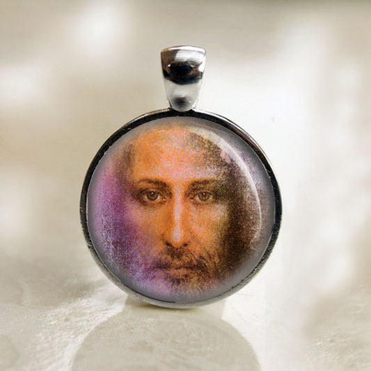 Holy Face of Jesus Catholic Medal. Jesus Christ  Pendant / Charm 25mm Jewelry for Necklace