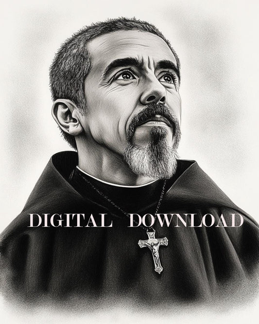 Blessed Alvarez of Cordoba Religious Catholic Print Art Digital Image image 0
