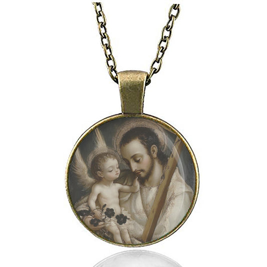 St Luigi Gonzaga Necklace Pendant Catholic Medal