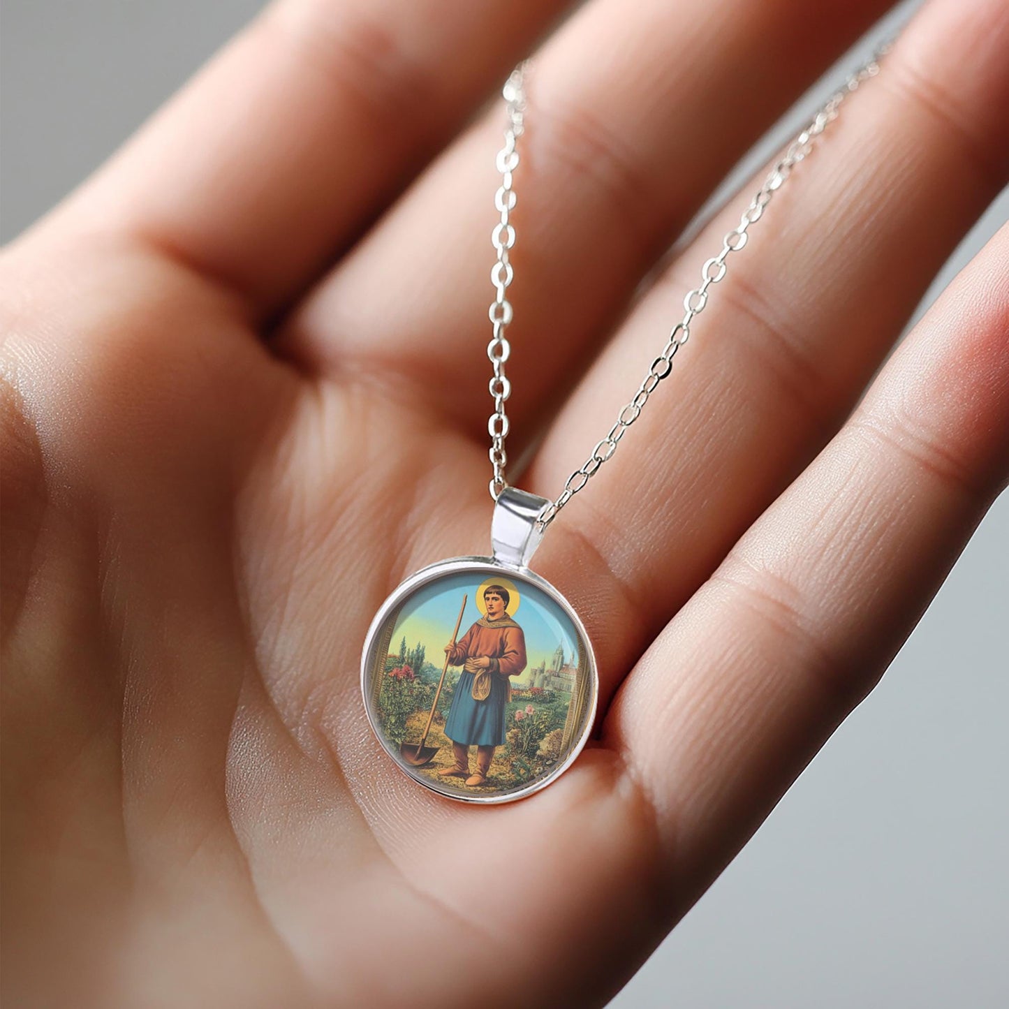 St. Fiacre (Fiachra) Necklace