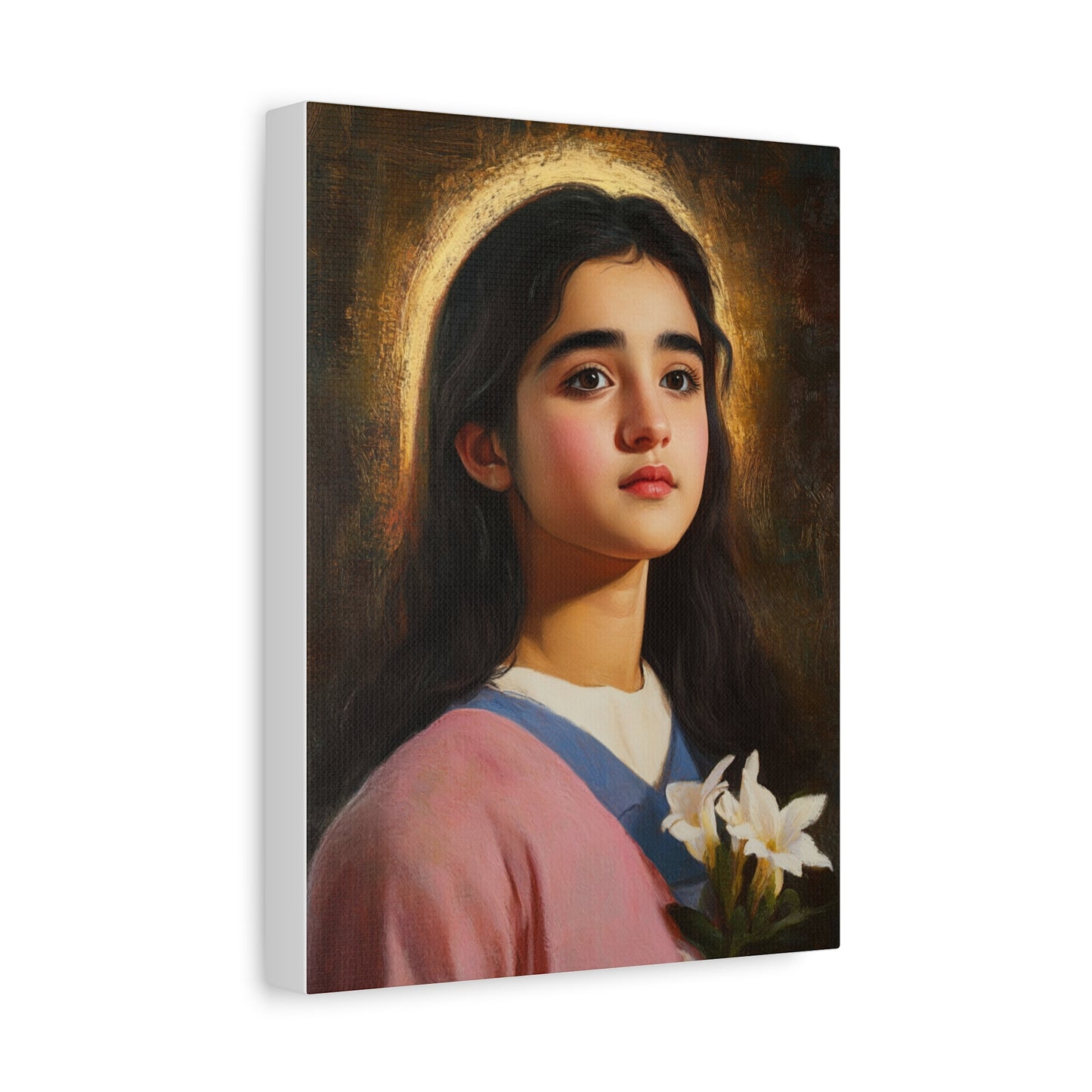 Ready To Hang - St. Maria Goretti st Catholic Canvas Wall Art, Christian Decor