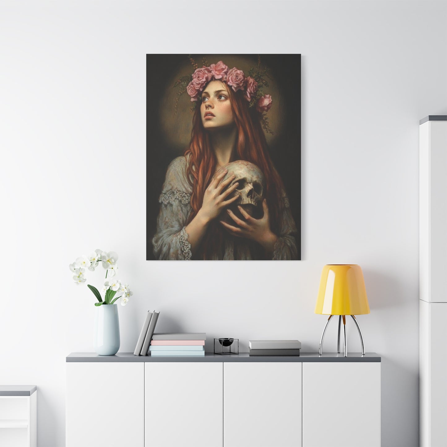 Ready To Hang - St. Rosalia la Santuzza Catholic Canvas Wall Art, Christian Decor