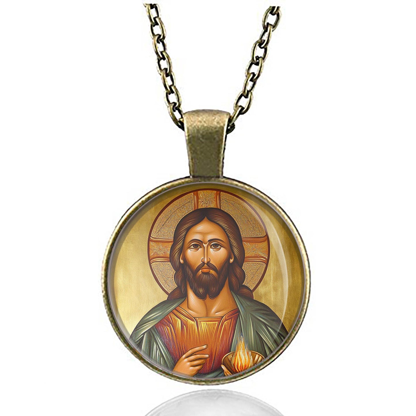St. Irenaeus Medal Necklace Pendant