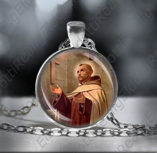 St. John of the Cross Catholic Religious Jewelry Patron Saint Medal Pendant Necklace.