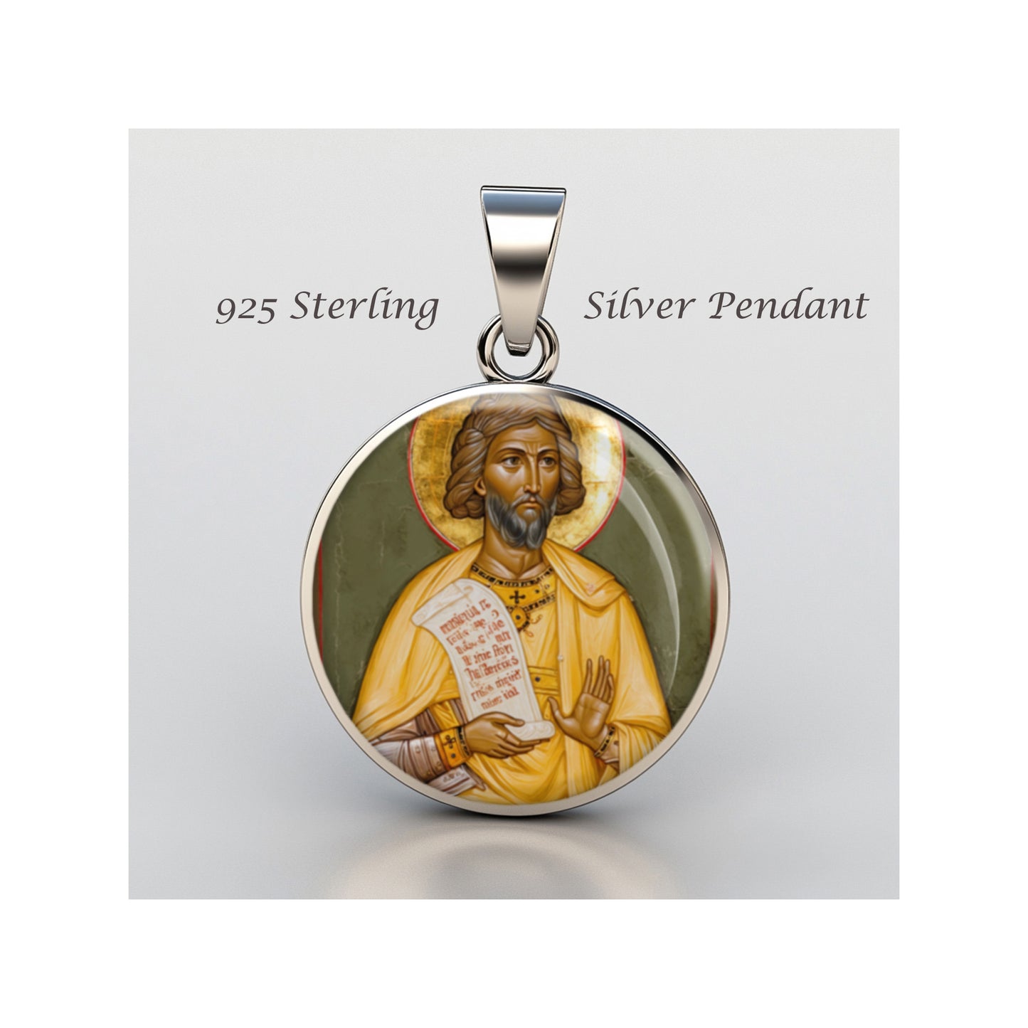 Saint Peter The Merciful Catholic sterling silver 925 Christian Medal Patron image 0