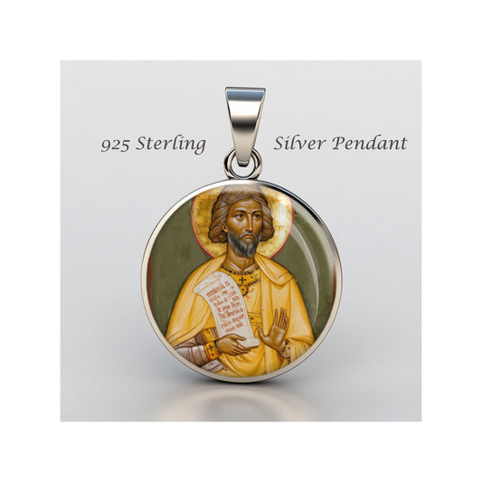 Saint Peter The Merciful Catholic sterling silver 925 Christian Medal Patron image 0