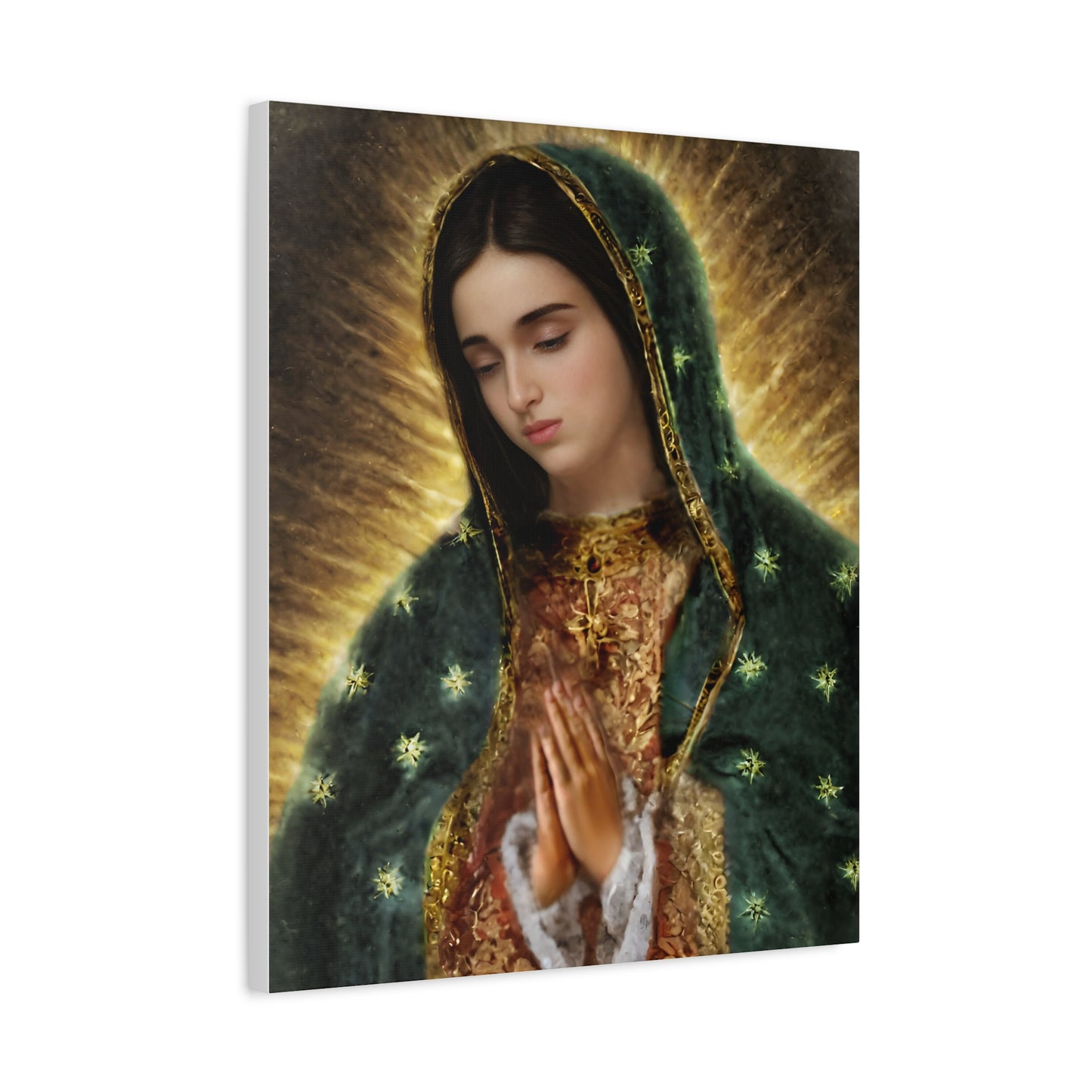 Ready to Hang - Our Lady of Guadalupe Catholic Canvas Wall Art, Christian Decor