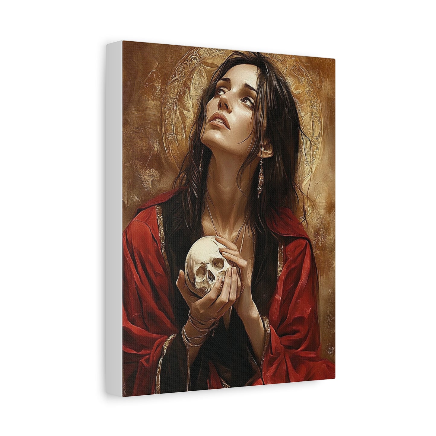St. Mary Magdalene Catholic Canvas Wall Art, Christian Decor