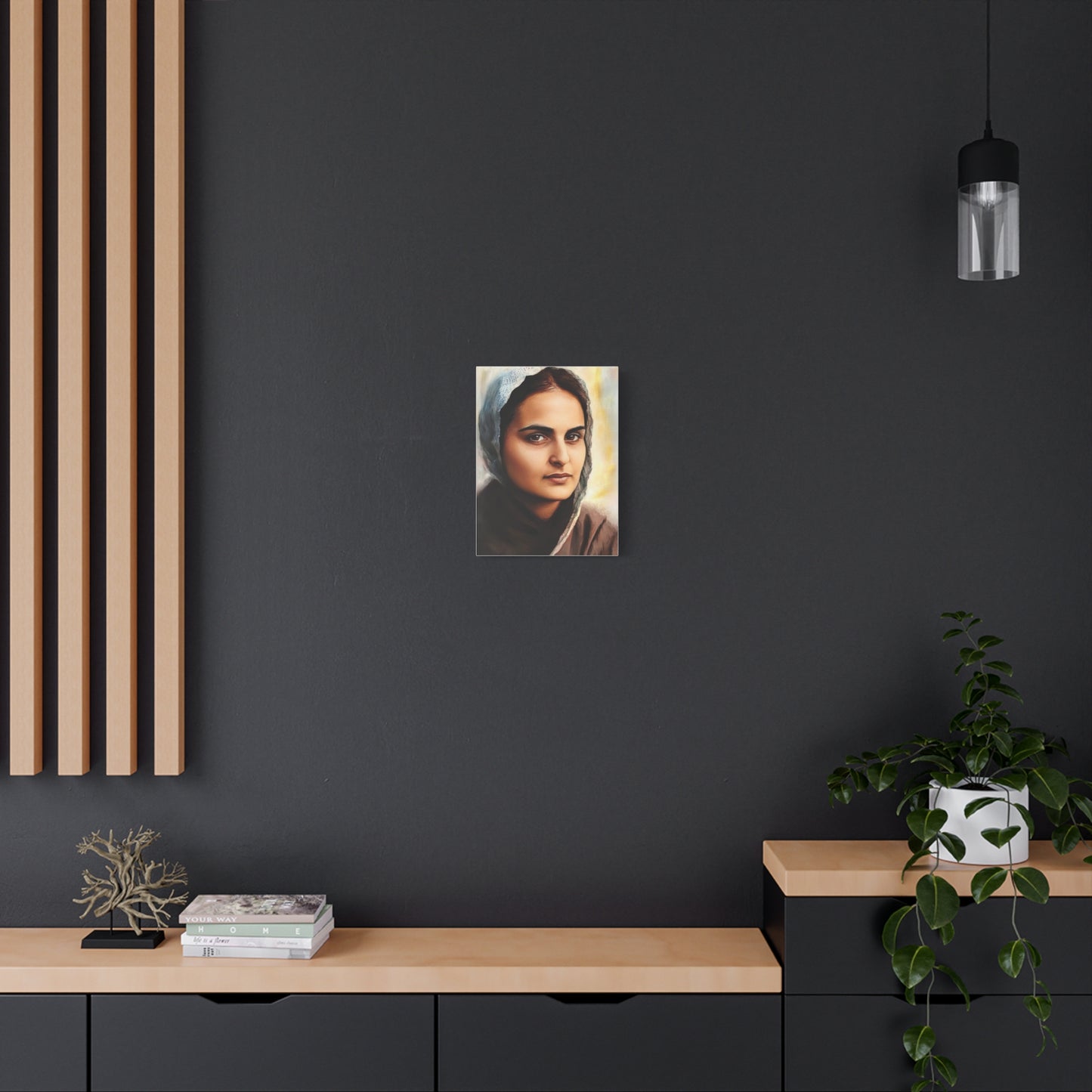 St. Bernadette Soubirous of Lourdes Canvas Print, Catholic Decor Wall, Gift Religious Christian