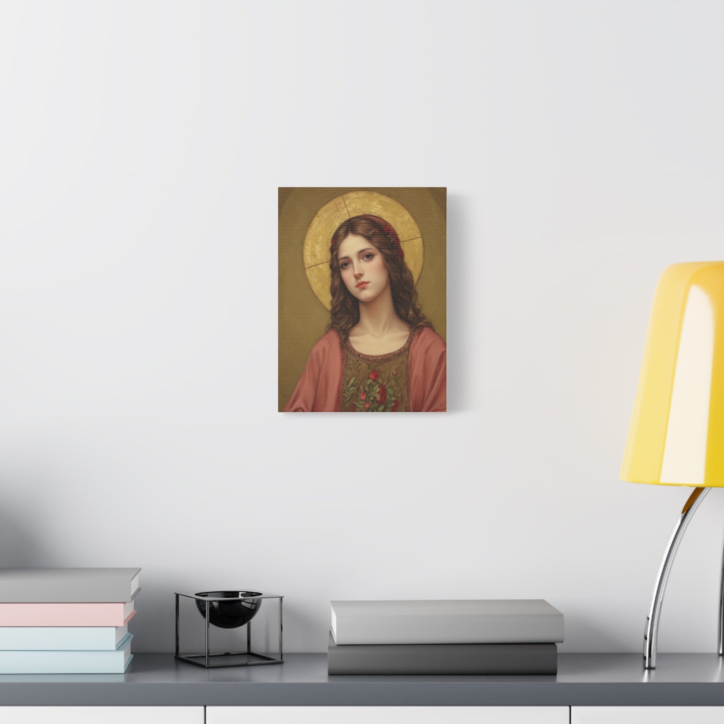 St. Eulalia of Merida Catholic Canvas Wall Art, Christian Decor