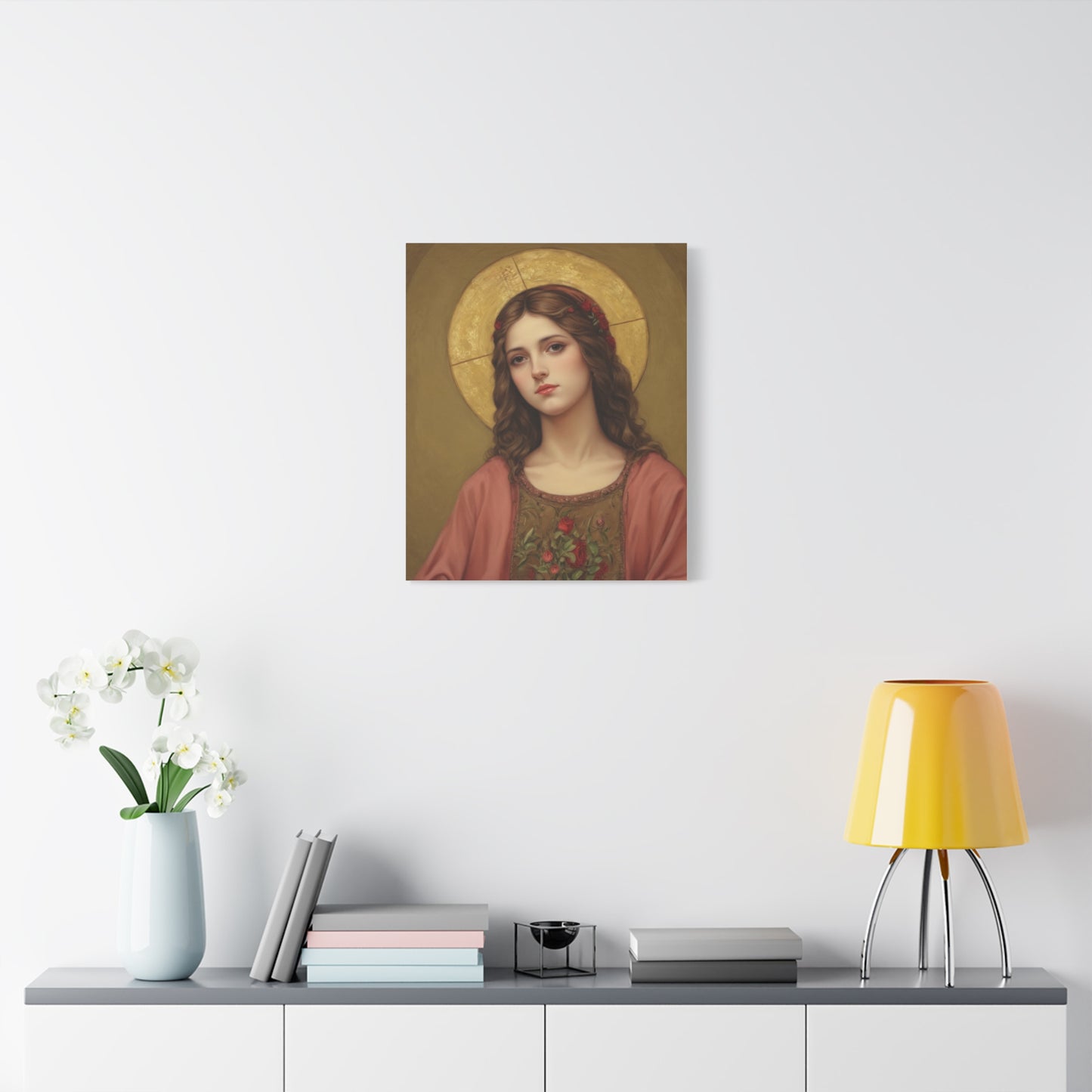 St. Eulalia of Merida Catholic Canvas Wall Art, Christian Decor