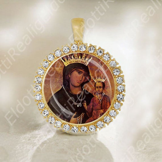 Madonna of Peace Holy Virgin Mary Medal Catholic Miraculous Religious Jewelry Madonna della Pace
