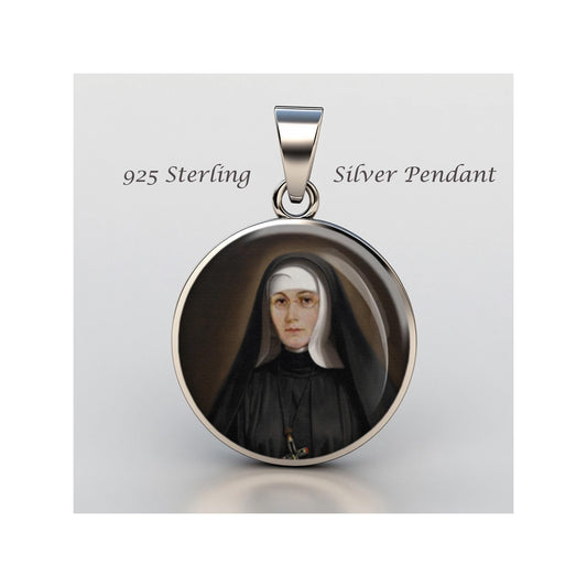 Saint Marie Rose Durocher Blessed Religious Devotional sterling silver 925 Christian Medal