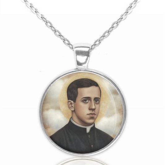 Blessed Miguel Agustin Pro Necklace Catholic Pendant Medal image 0