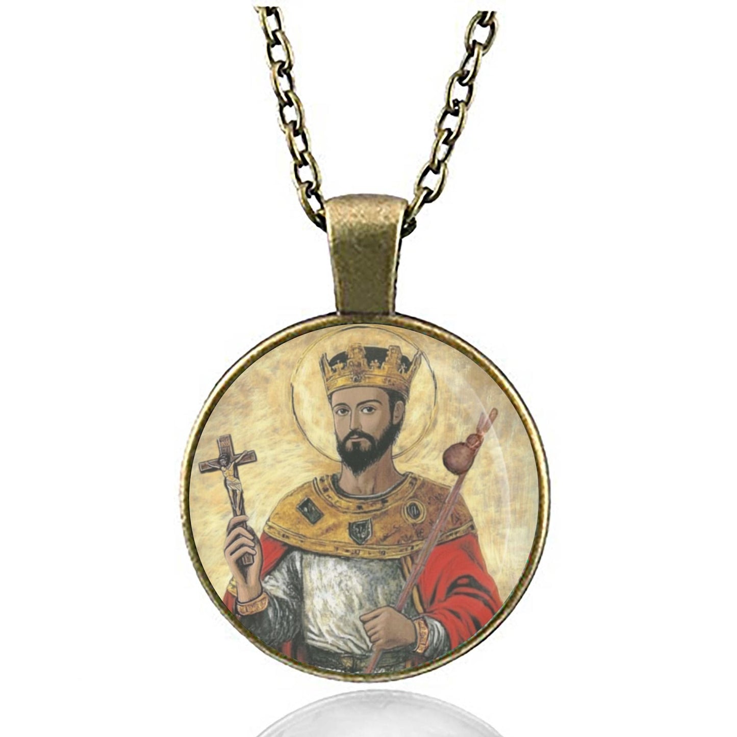 St. Richard Necklace Medal Pendant