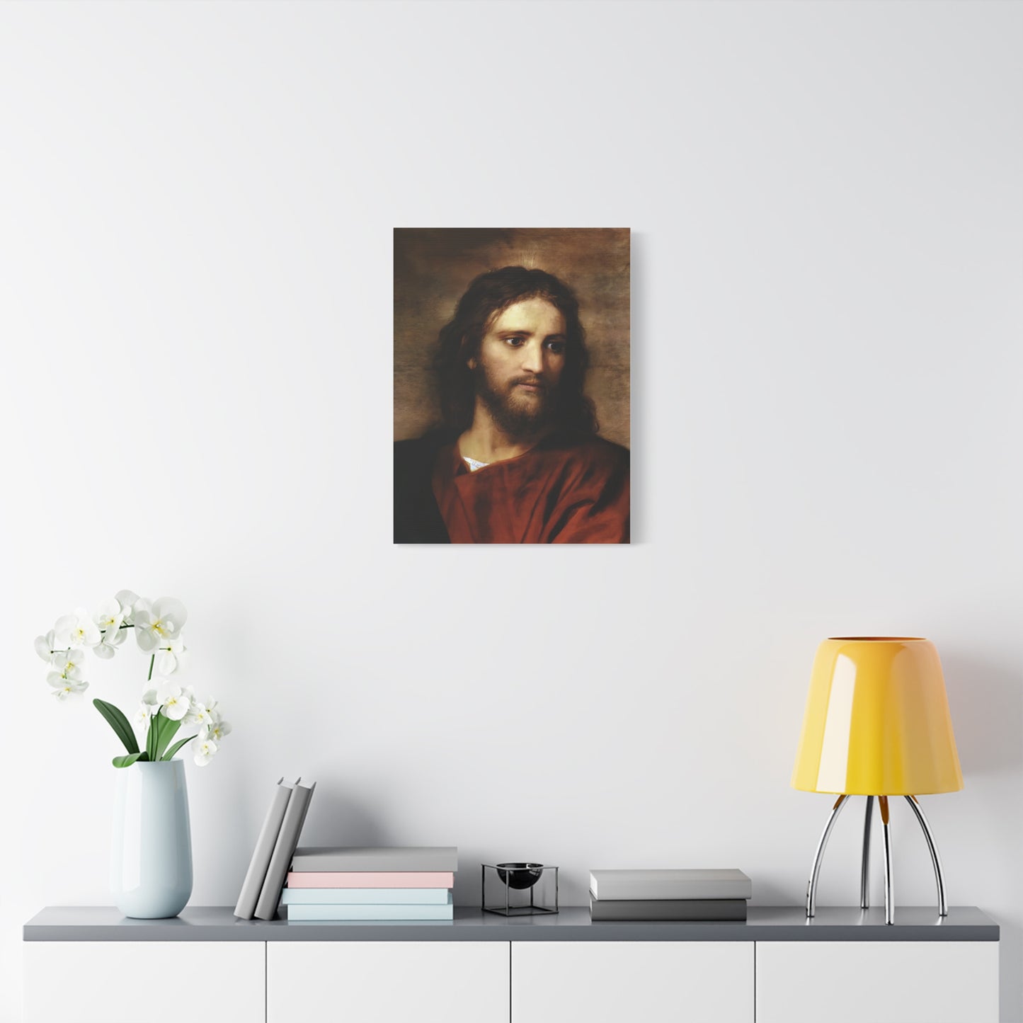Ready to Hang - Christ at Thirty Three - Hofmann - Catholic Canvas Wall Art, Christian Decor