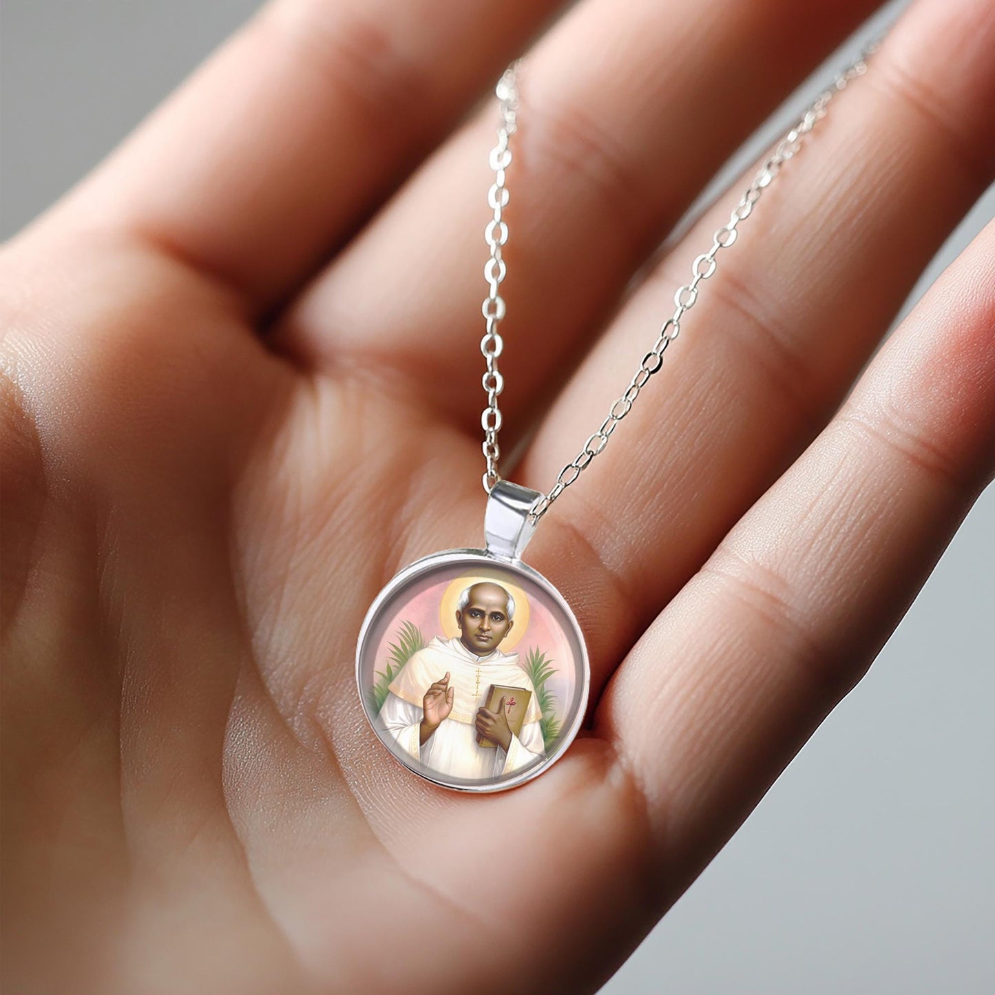 St. Kuriakose Elias Chavara Necklace Catholic priest and social reformer