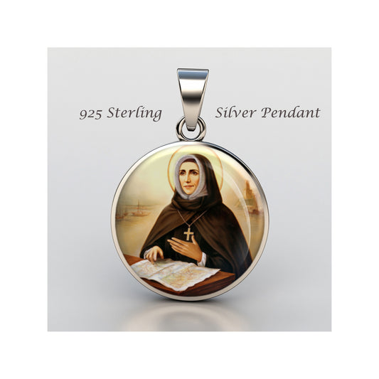Saint Rose Philippine Duchesne Catholic sterling silver 925 Christian Medal image 0