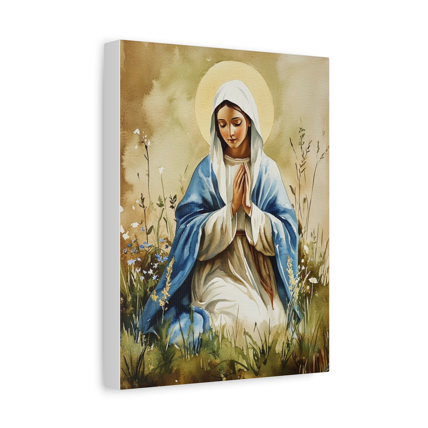 Ready to Hang - Our Lady The Most Holy Mary Catholic Canvas Wall Art, Christian Decor