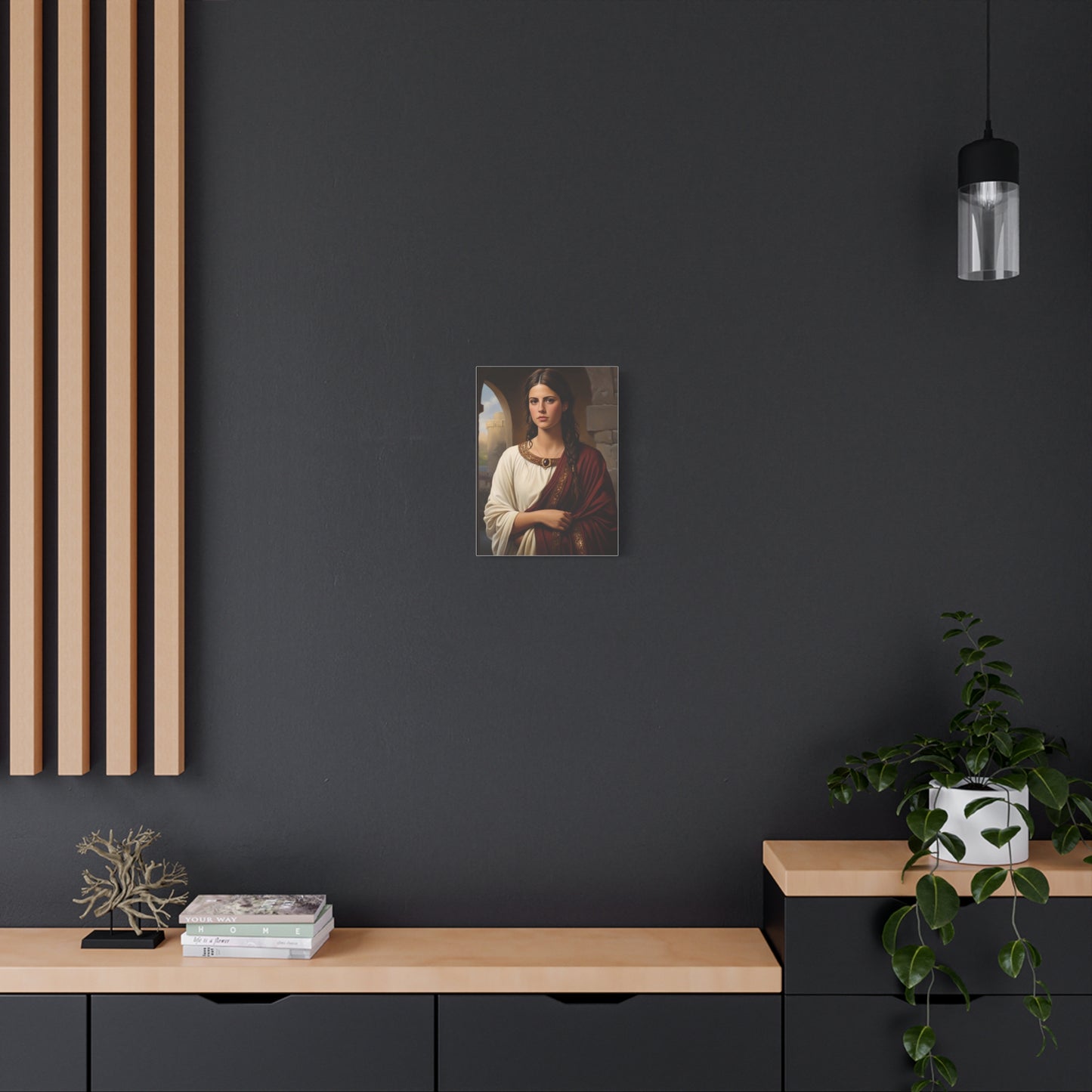 Ready To Hang - St. Quiteria Catholic Canvas Wall Art, Christian Decor