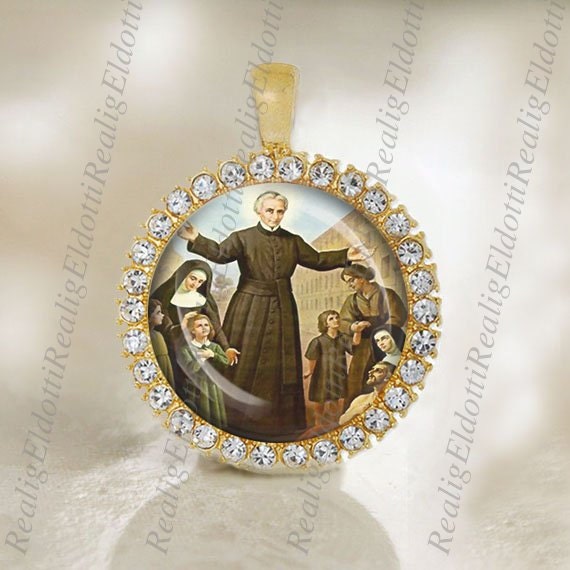 St Anthony of Saint Anna Galvao Medal Catholic Gold Tone Jewelry NEW