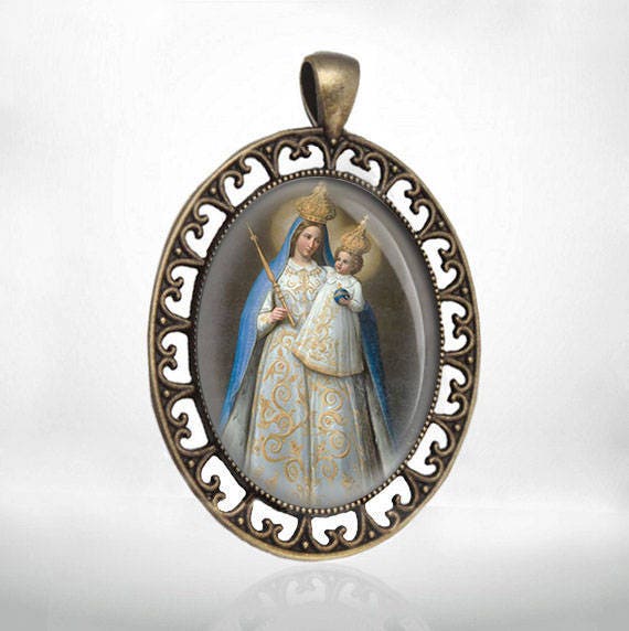Religious Catholic Virgin Mary Medal Pendant Our Lady Of Loreto