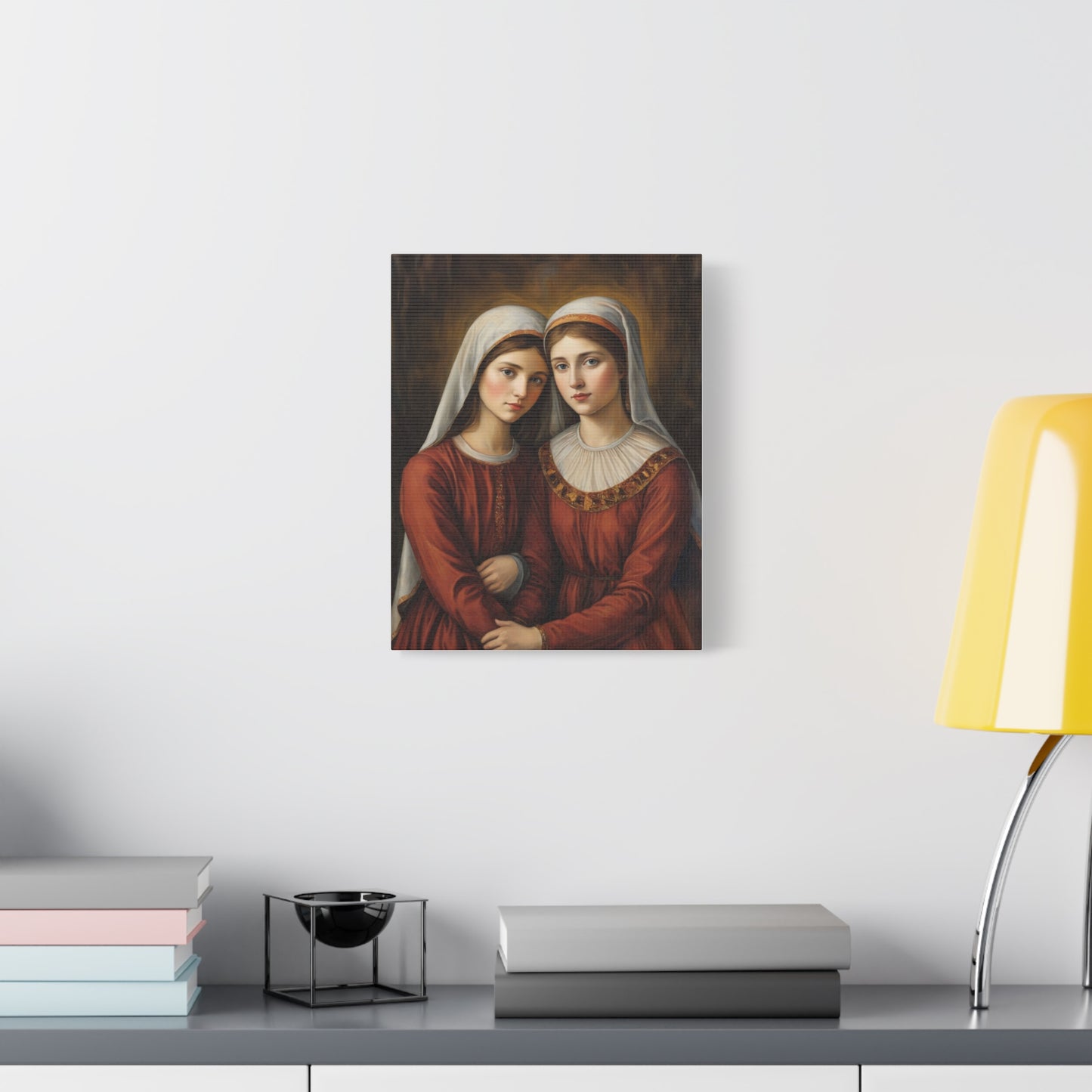 Ready to Hang - Sts. Perpetua and Felicity Catholic Canvas Wall Art, Christian Decor