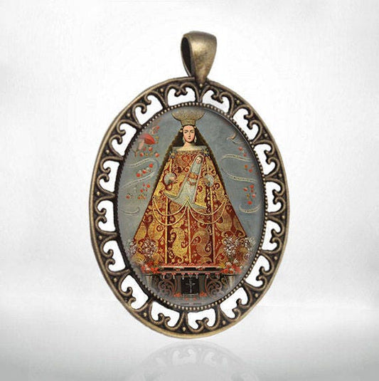 Our Lady of Bethlehem  Catholic Jewelry Medal Pendant