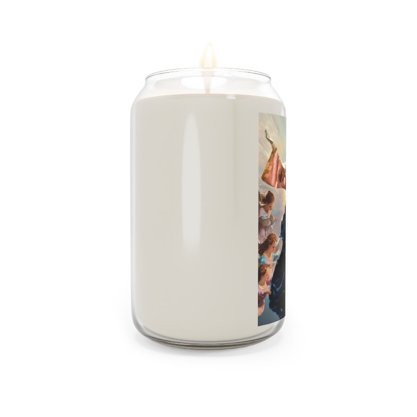 Our Lady of Assumption Mary Catholic Serenity Scented Candle, 13.75oz | Relaxation Gift, Home Decor, Calm Atmosphere, Religious Decor