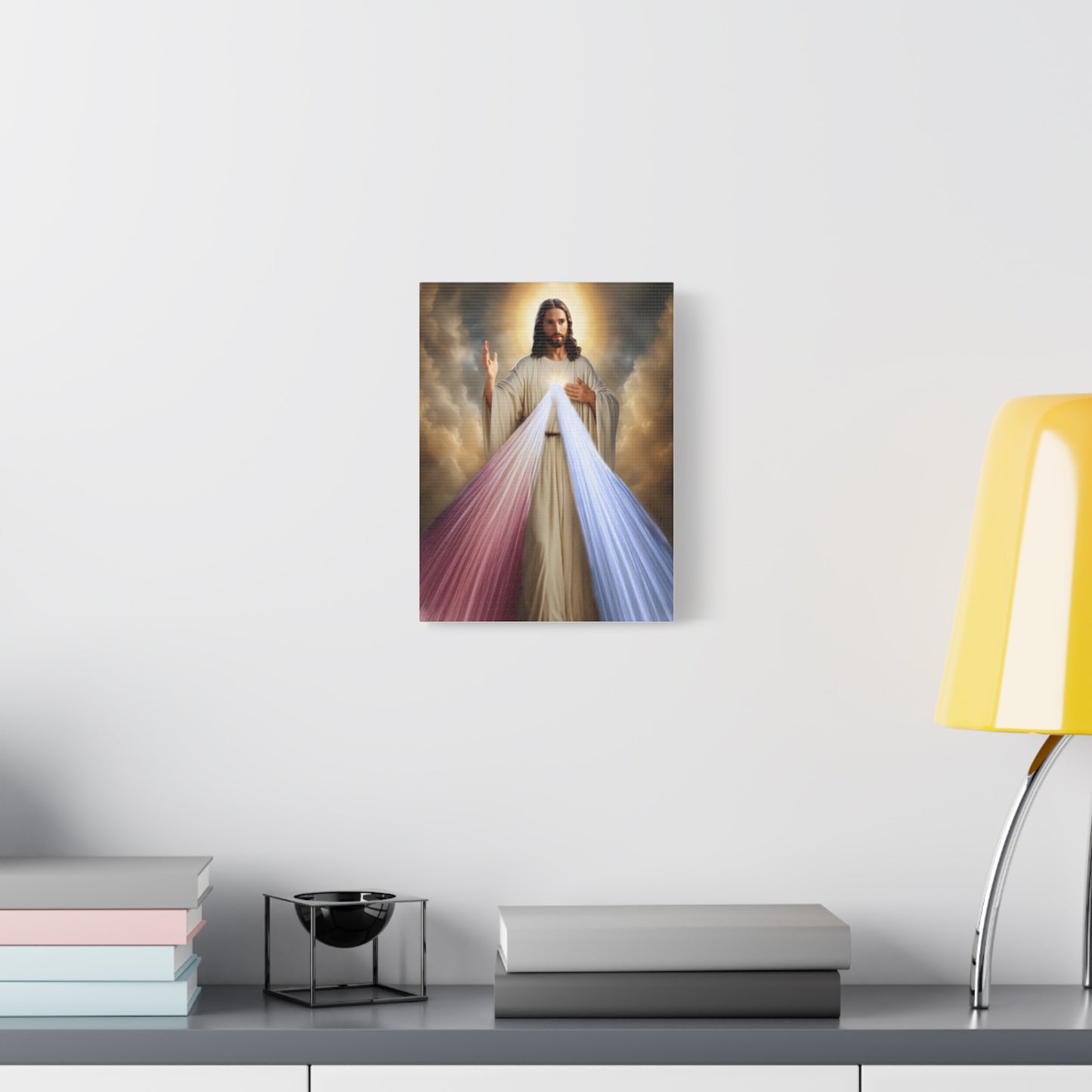 Jesus Divine Mercy Catholic Canvas Wall Art, Christian Decor